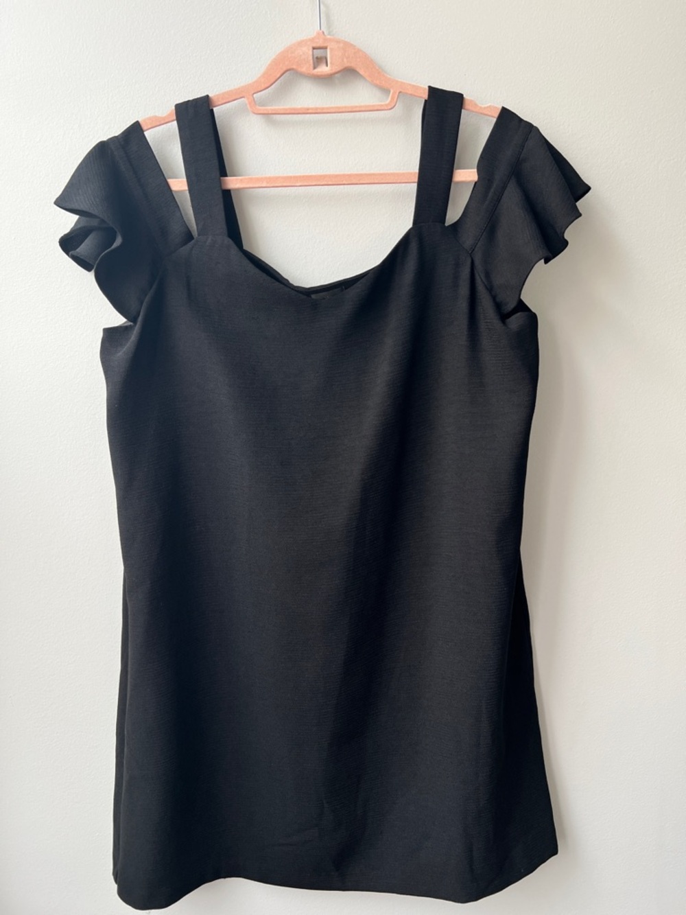 Worthington cutout black dress. Size 12